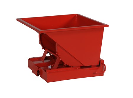 Tippcontainer 150 liter Rød
