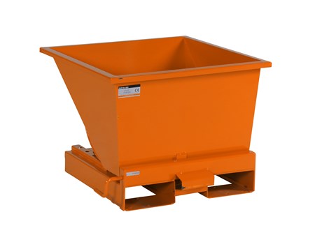 Tippcontainer 150 liter Oransje