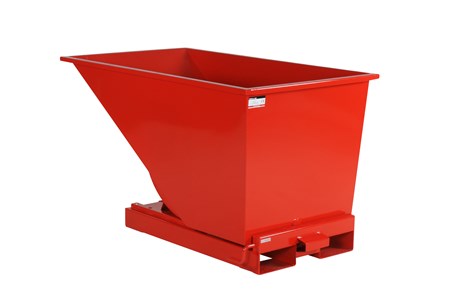 Tippcontainer 600 liter Rød