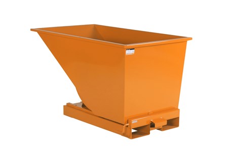 Tippcontainer 600 liter Oransje