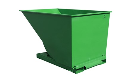 Tippcontainer 2000 liter Grønn