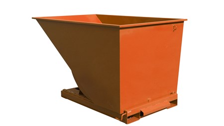 Tippcontainer 2000 liter Oransje