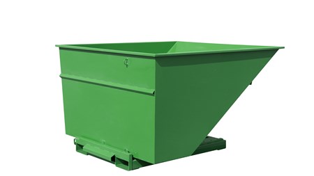 Tippcontainer 3000 liter Grønn