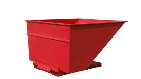 Tippcontainer 3000 liter Rød