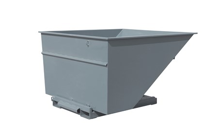 Tippcontainer 3000 liter Grå
