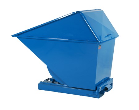Tippcontainer m/lokk 400 liter