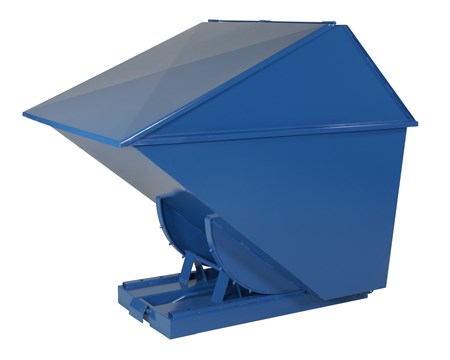 Tippcontainer m/lokk 1300 liter