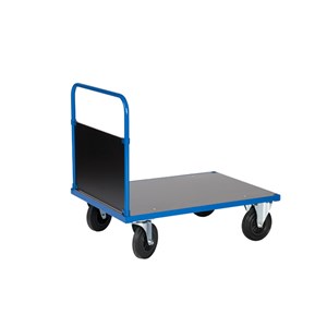 Plattformvogn 500 kg, 1000x700 mm, 1 gavel k.side